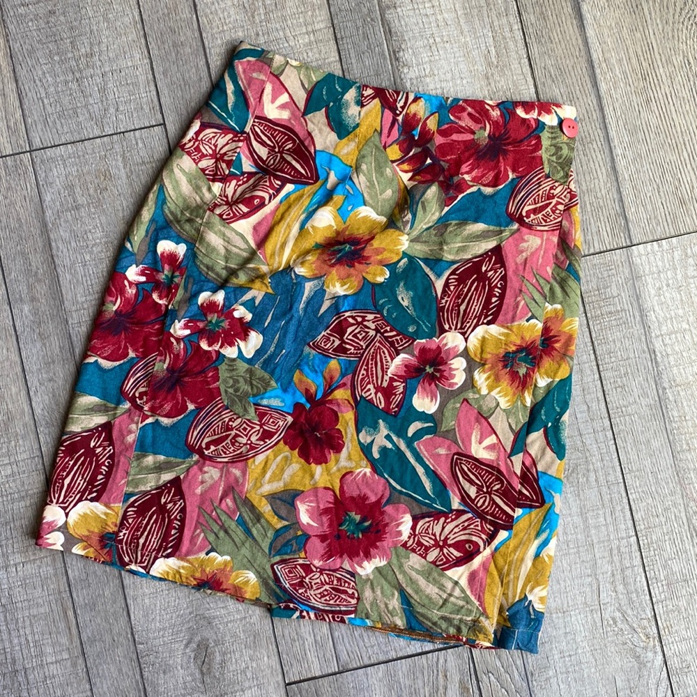 Hawaiian Wrap Skirt XS